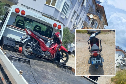 Plakası kapatılan motosikletin sahibine rekor ceza