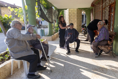 Manavgat kırsalında bayram öncesi ücretsiz kuaför hizmeti