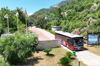 Sarısu Kadınlar Plajı’na ücretsiz ring seferleri başladı