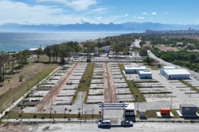 Antalya Büyükşehir ’den Lara’ya yeni karavan parkı