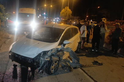D-400 Karayolu’nda feci kaza ucuz atlatıldı