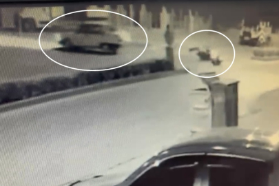 Motosikletle çarpışan otomobil sürücüsü kaçtı