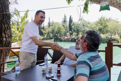Başkan Vekili Mehmet Çiçek, Emekli Kahvesi’ni ziyaret etti